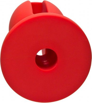 Lube luge plug 6 inch red,  2, Lube luge plug 6 inch red