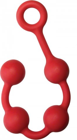 Smooth anal balls 13 inch red, Smooth anal balls 13 inch red