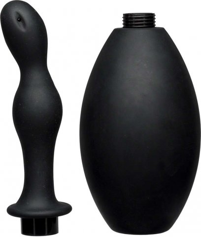 Kink - Flow Full Flush - Silicone Anal Douche & Accessory  ,  3, Kink - Flow Full Flush - Silicone Anal Douche & Accessory  