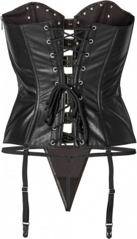 Corset with buckles m black,  2, Corset with buckles m black