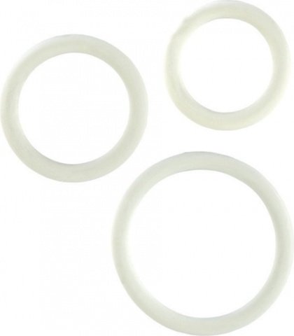 Rubber ring white set 3pcs,  2, Rubber ring white set 3pcs