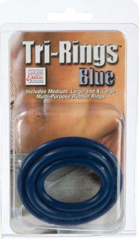 Tri-rings blue,  7, Tri-rings blue