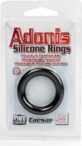 Adonis silicone rings caeser black,  4, Adonis silicone rings caeser black
