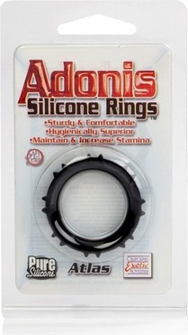 Atlas silicone ring black,  3, Atlas silicone ring black