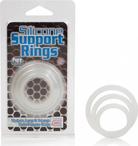 Silicone support rings clear, Silicone support rings clear