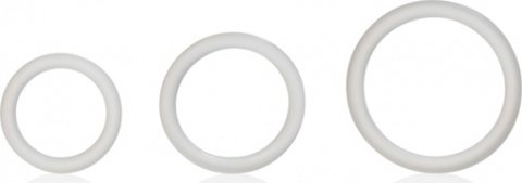 Silicone support rings clear,  2, Silicone support rings clear