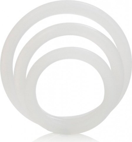 Silicone support rings clear,  8, Silicone support rings clear