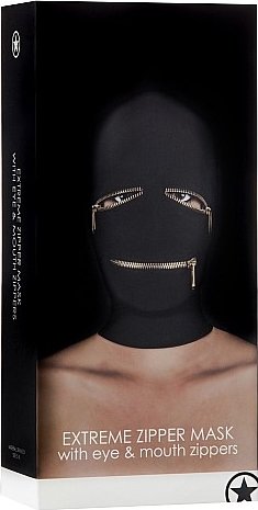    Extreme Zipper Mask with Eye and Mouth Zipper SH-OU176BLK,  2,    Extreme Zipper Mask with Eye and Mouth Zipper SH-OU176BLK