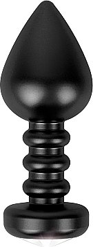   Fashionable Buttplug Black SH-OU065BLK,   Fashionable Buttplug Black SH-OU065BLK