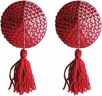  Tassels Round Red SH-OU030RED,  Tassels Round Red SH-OU030RED