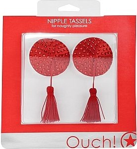  Tassels Round Red SH-OU030RED,  2,  Tassels Round Red SH-OU030RED