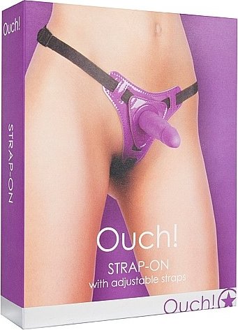  Strap-On Purple Ouch! SH-OU049PUR,  2,  Strap-On Purple Ouch! SH-OU049PUR