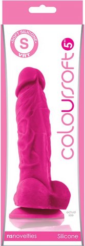 Coloursoft 5 soft dildo pink,  3, Coloursoft 5 soft dildo pink