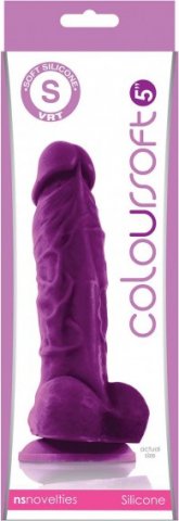 Coloursoft 5 soft dildo purple,  2, Coloursoft 5 soft dildo purple