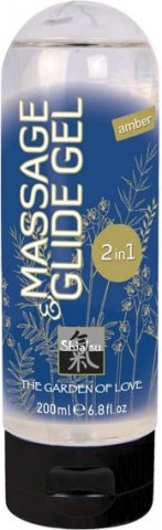   Shiatsu - Massage & Glide Gel 2 in 1- Amber,,  ,   Shiatsu - Massage & Glide Gel 2 in 1- Amber,,  