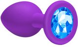   Emotions Cutie Medium Purple light blue crystal -    