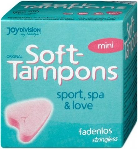 Soft-Tampons mini, 3  , Soft-Tampons mini, 3  