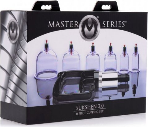     Sukshen 6 Piece Cupping Set with Acu-Points,  ,     Sukshen 6 Piece Cupping Set with Acu-Points,  
