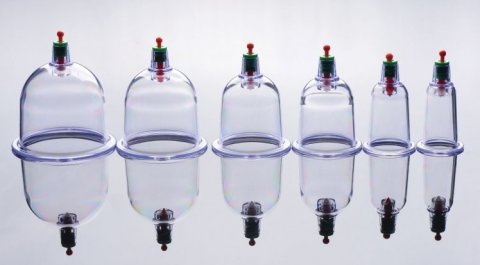    Sukshen 6 Piece Cupping Set with Acu-Points,  ,  3,     Sukshen 6 Piece Cupping Set with Acu-Points,  
