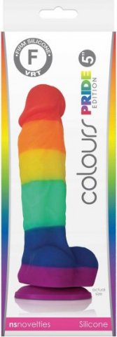 Colours - Pride Edition - 5 Dildo - Rainbow  ,  2, Colours - Pride Edition - 5 Dildo - Rainbow  