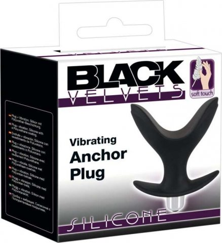   Black Velvets Vibrating Anchor Plug,   Black Velvets Vibrating Anchor Plug