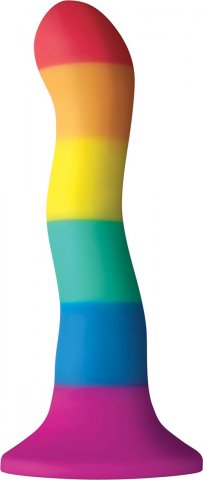    Colours - Pride Edition - 6 Wave Dildo - Rainbow,    Colours - Pride Edition - 6 Wave Dildo - Rainbow