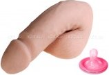 Малый мягкий фаллос для ношения Fleshtone Limpy Small, длина до мошонки 13 см, диаметр 3 см - Секс шоп Мир Оргазма