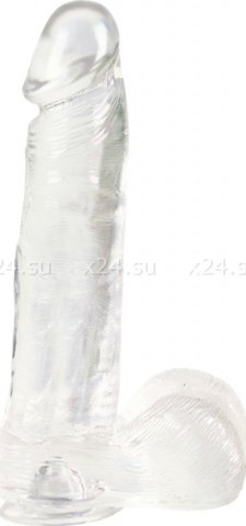    Dong W/suction Cup Clear 8 Inch 21 ,  4,    Dong W/suction Cup Clear 8 Inch 21 
