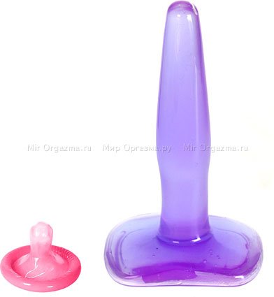   Small Buttplug Crystal Purple Jelly,   Small Buttplug Crystal Purple Jelly