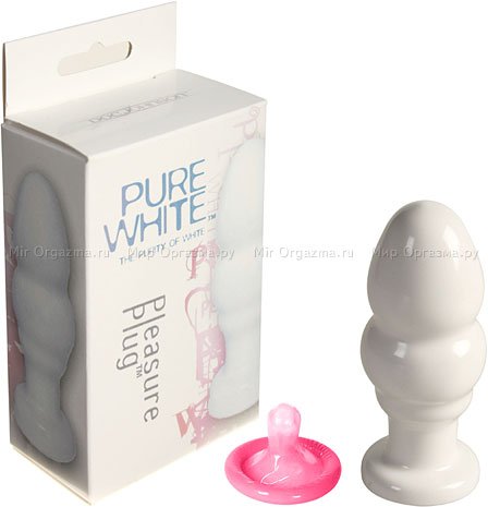   Pure white Pleasure Plug,  2,   Pure white Pleasure Plug